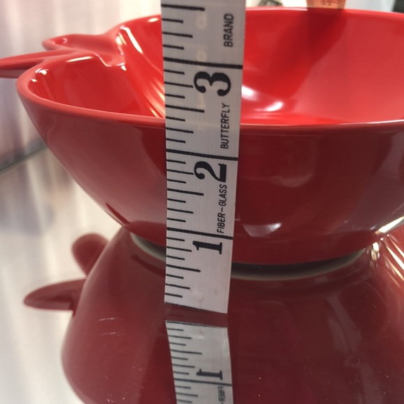 Apple ceramic bowl Martha Stewart collection red apple 🍎 - Picture 6 of 6